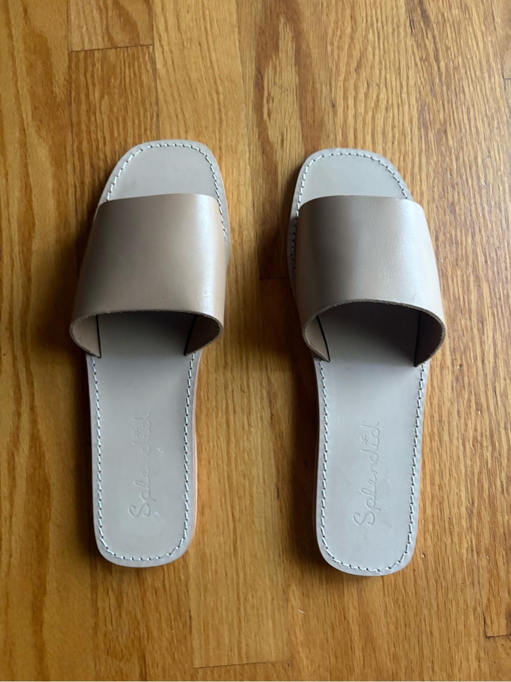 NWOT Splendid Women's Slide Sandals in tan size 8